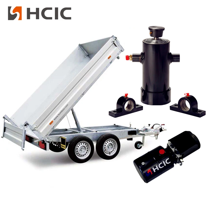 12 tonnin itsenäinen hydraulinen perävaunun liitin integroidulla 12 V DC -virtayksiköllä