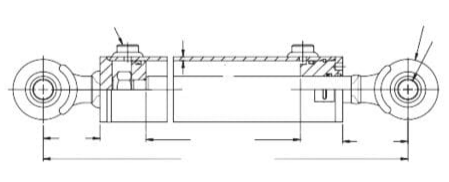 Sivulinkki hydrauliset sylinterit mittausopas