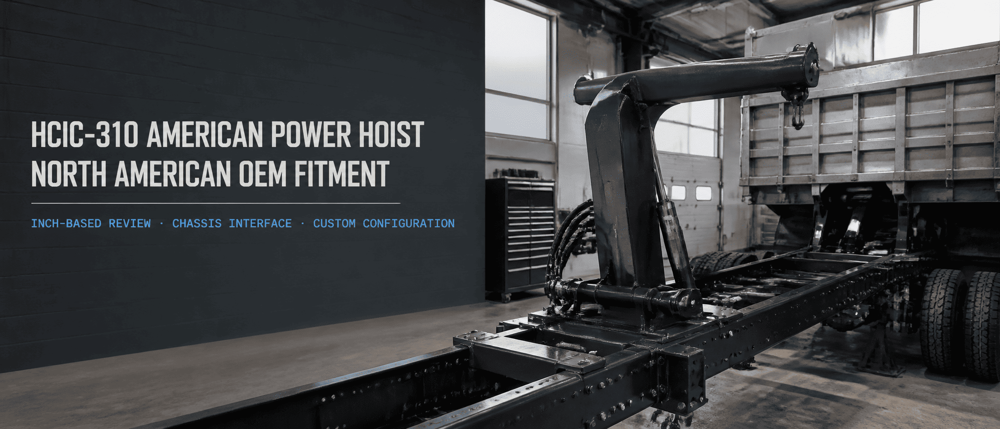 HCIC asettaa tuumapohjaisen asennuksen HCIC-310 American Power Hoist -resurssinsa keskelle